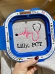 Personalized Embroidered Nurse Quarter Zip | Custom Name and Credentials | RN, LPN, STNA, CNA, MA