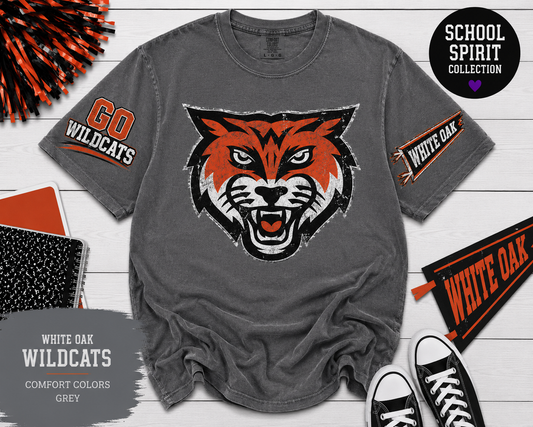 Whiteoak Wildcats Vintage Spirit Tee